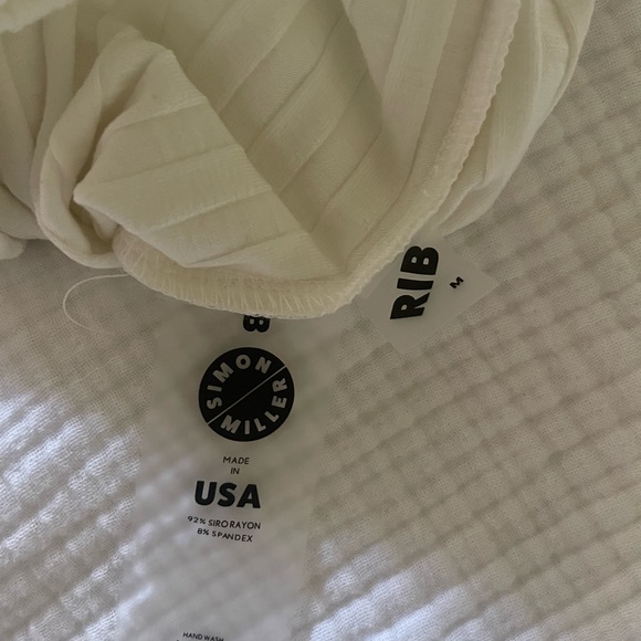 SIMON MILLER Wide Rib Maxi Skirt in Macadamia Size Medium *BRAND NEW - Picture 6 of 6